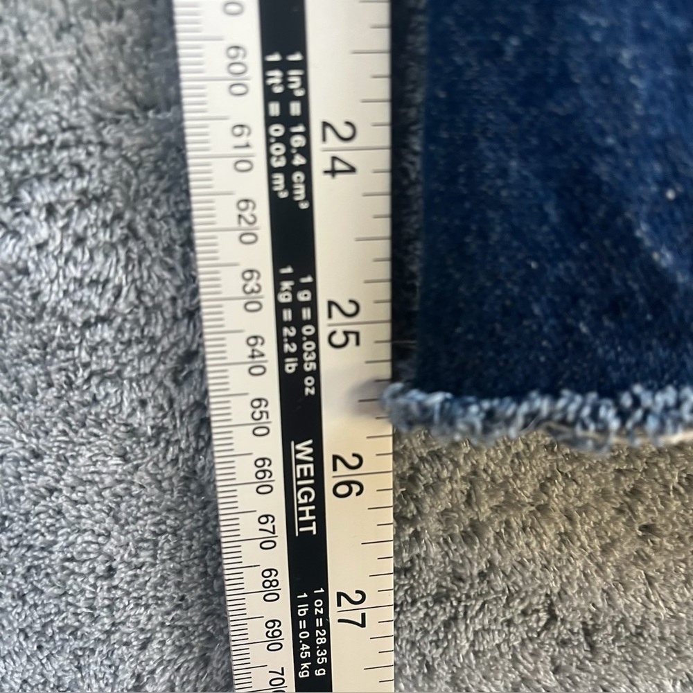 NEW! Brandy Melville John GALT Taper Straight Dark Wash 100% Cotton 24 W 26L - Picture 6 of 12